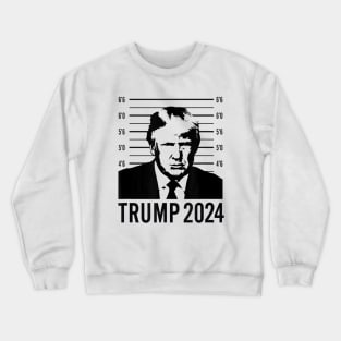 Trump Mugshot 2024 President Crewneck Sweatshirt